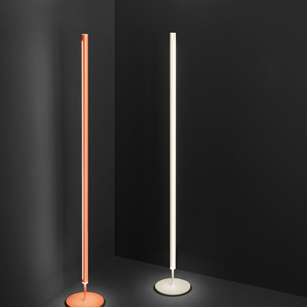 Piantana Moderna Ray Metallo Bianco Led 25W Dimmerabile Ip20