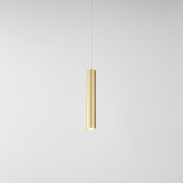 Sospensione Minimal Shot Metallo Oro 1 Luce Gu10 Ip20