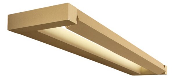 Applique Moderna Slim Metallo Oro Led 18W Dimmerabile Ip20