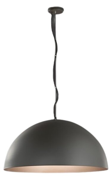 Sospensione Contemporanea Steel Metallo Grigio 1 Luce E27 Ip20 D60