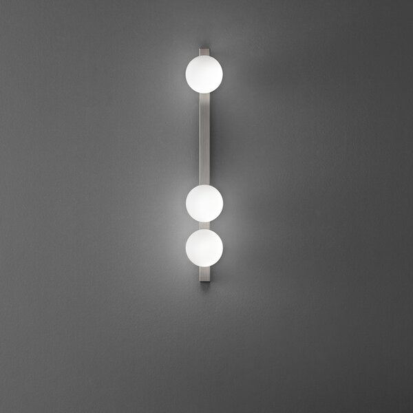 Plafoniera Minimal Snooky Metallo Grigio 3 Luci G9 Ip20