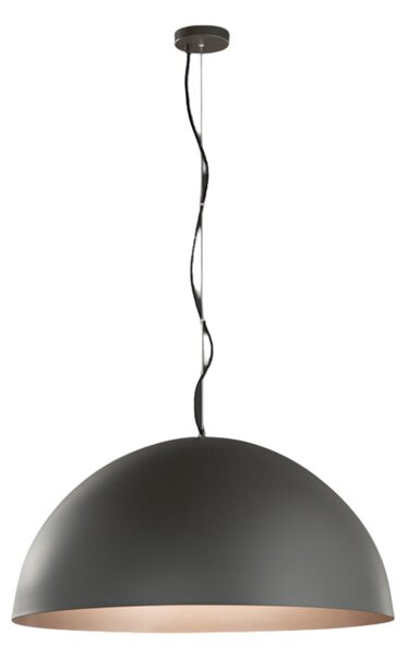 Sospensione Contemporanea Steel Metallo Grigio 1 Luce E27 Ip20 D80