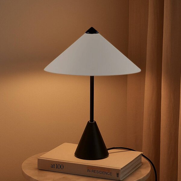 Lampada da tavolo Norvik Lindby, Nero, Soggiorno / Sala da pranzo, Metallo, Moderno, Lampada da tavolo