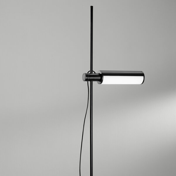 Piantana Moderna Ultima Metallo Nero Led 24W Dimmerabile Ip20