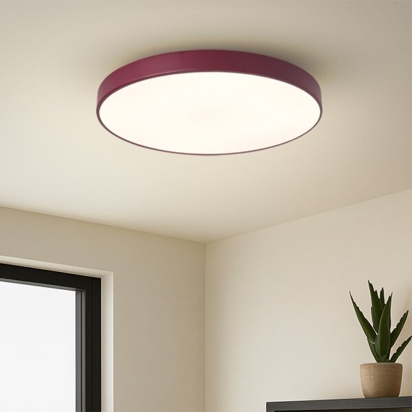 Brilagi-LED plafoniera dimmerabile POOL LED/60W/230V 3000-6000K 50 cm bordeaux + telecomando