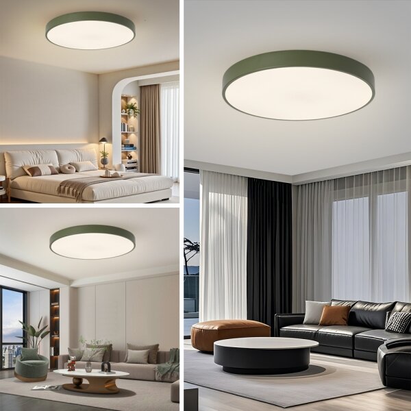 Brilagi - plafoniera LED POOL 100W/230V 3000/4000/6000K 80 cm verde