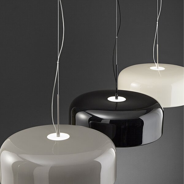 Sospensione Moderna Velia Metallo Bianco Led 40W Dimmerabile Ip20