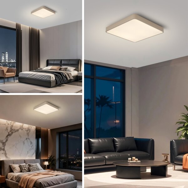 Brilagi - Plafoniera LED POOL LED/36W/230V 3000/4000/6000K 40x40 cm beige