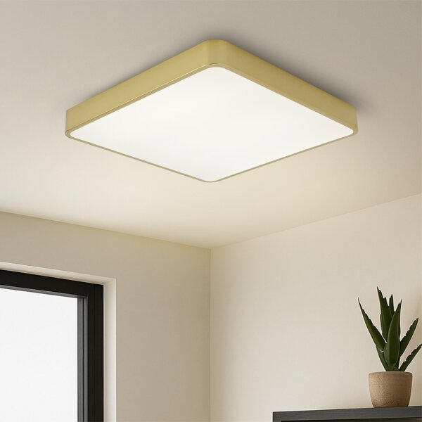 Brilagi - Plafoniera LED da soffitto POOL LED/48W/230V 3000/4000/6000K 50x50 cm dorata