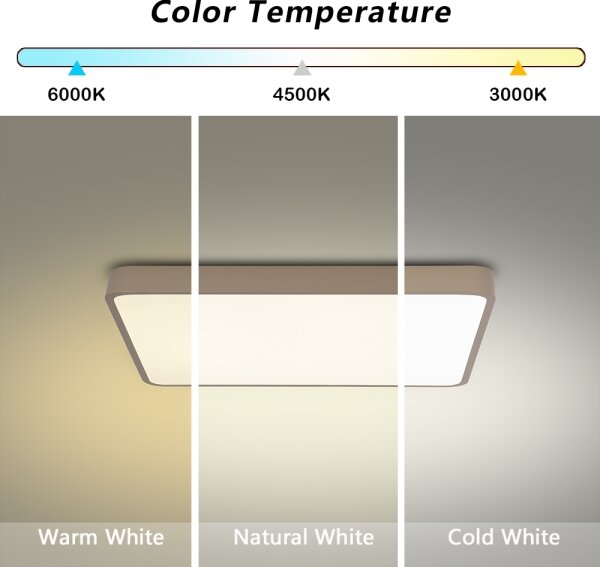 Brilagi - Plafoniera LED POOL LED/36W/230V 3000/4000/6000K 40x40 cm beige