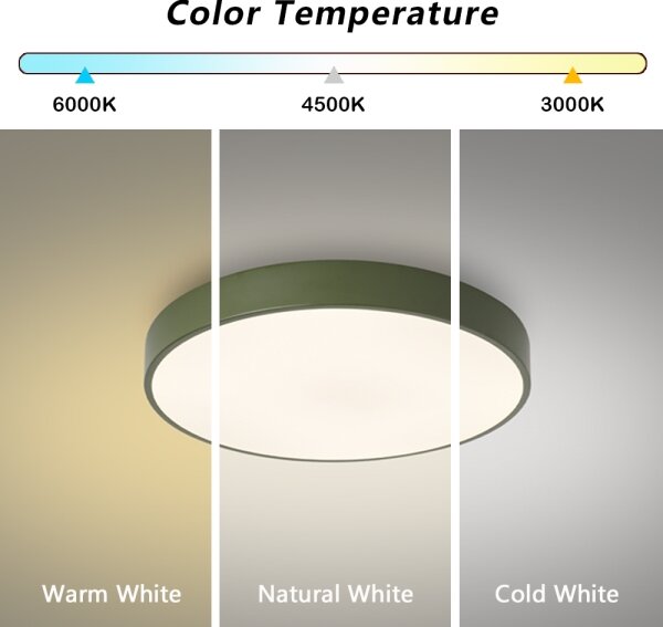 Brilagi - Plafoniera LED POOL 60W/230V 3000/4000/6000K 50 cm verde