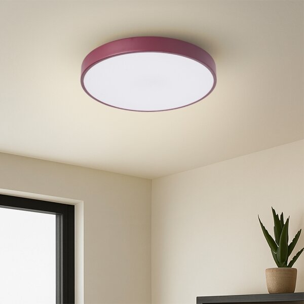 Brilagi - Plafoniera LED POOL 36W/230V 3000/4000/6000K 30 cm bordeaux