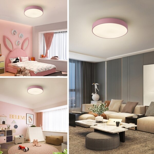 Brilagi - Plafoniera LED POOL LED/36W/230V 3000/4000/6000K 30 cm rosa