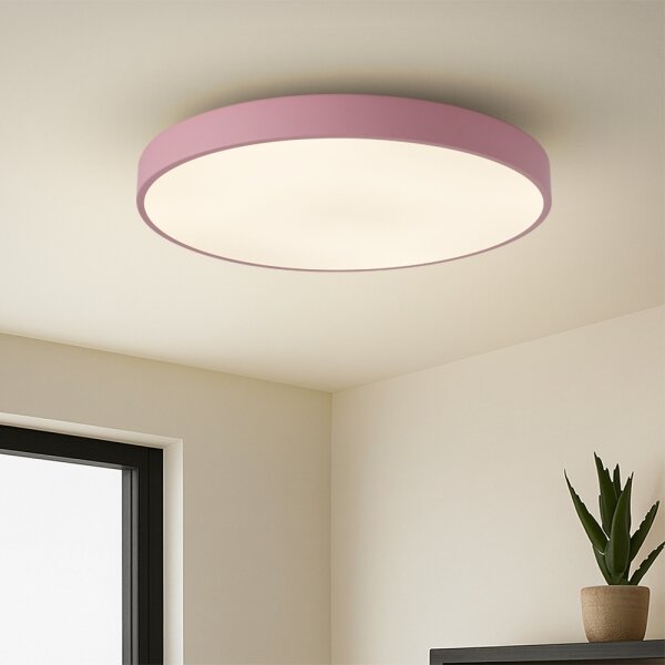 Brilagi - Lampada da soffitto dimmerabile POOL LED/60W/230V 3000-6000K 60 cm rosa + telecomando