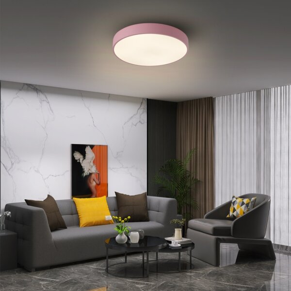 Brilagi - Plafoniera LED POOL LED/36W/230V 3000/4000/6000K 30 cm rosa