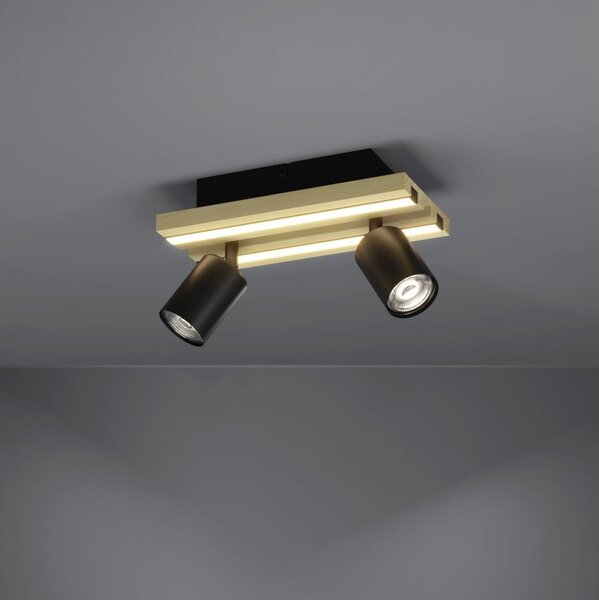 Eglo 390522 - Faretto LED GESTEIRA 2xLED/2,2W/230V+2x1,2W+2x2W beige/nero