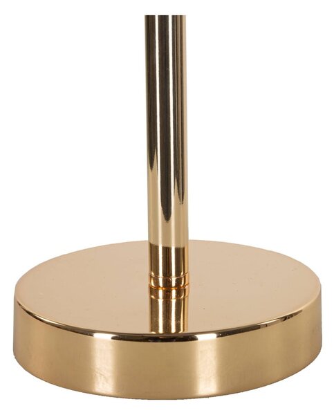 Lampada da tavolo grigia-oro (altezza 55 cm) Palm - Mauro Ferretti