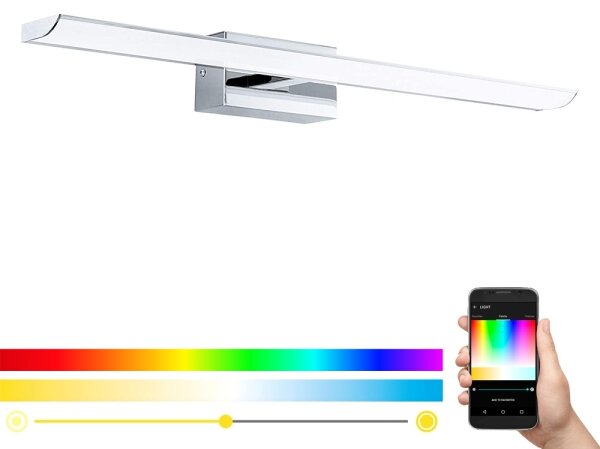 Eglo 33767-LED RGBW Illuminazione bagno TABIANO-C LED/15,6W/230V 60,5cm IP44+TC