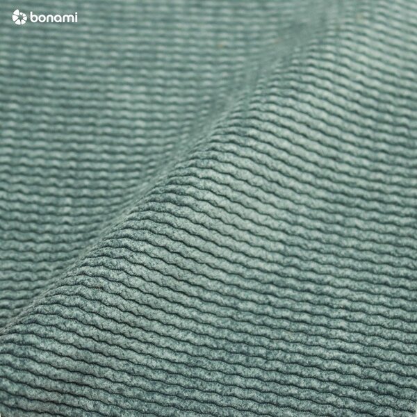 Divano turchese allungabile/con contenitore con rivestimento in velluto a coste 215 cm Bjork – Bonami Selection