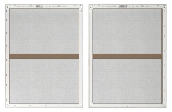 Set di quadri con elementi dipinti a mano 2 pz 50x70 cm Crystal – Styler