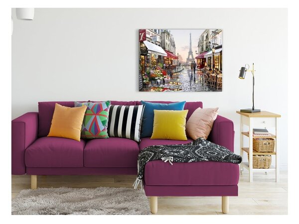 Immagine su tela, 60 x 80 cm Canvas Watercolor Paris I - Styler