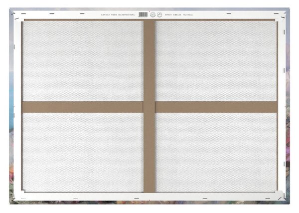 Quadro con elementi dipinti a mano 100x70 cm Amelia – Styler