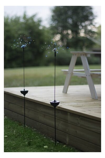 Apparecchio solare a LED per esterni con diodi colorati , altezza 100 cm Firework - Star Trading