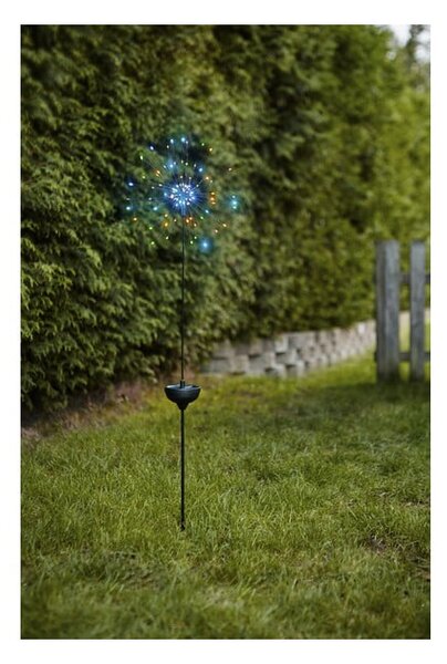 Apparecchio solare a LED per esterni con diodi colorati , altezza 100 cm Firework - Star Trading