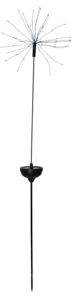 Apparecchio solare a LED per esterni con diodi colorati , altezza 100 cm Firework - Star Trading
