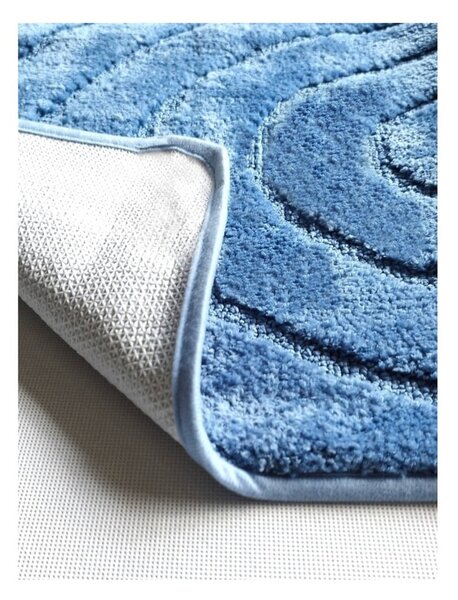 Tappetino da bagno blu 50x80 cm - JAHU collections