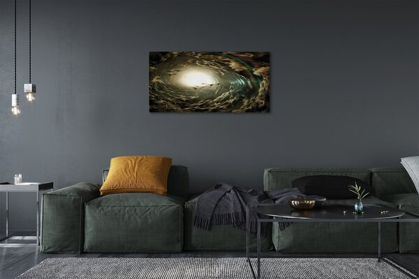 Quadro su tela Nuvole di uccelli 100x50 cm