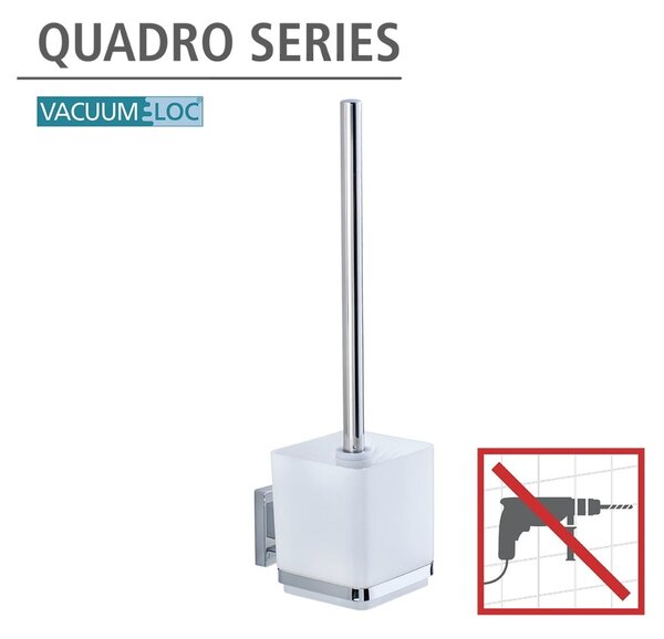 Supporto per scopino autoportante Vacuum-Loc, capacità di carico fino a 33 kg Quadro - Wenko