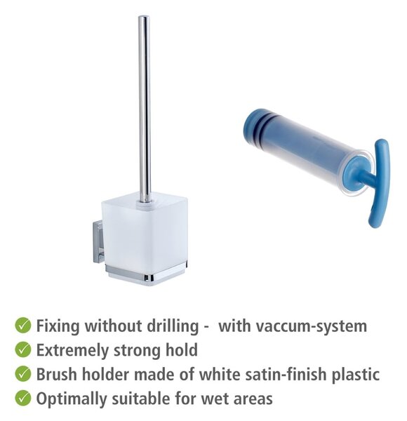 Supporto per scopino autoportante Vacuum-Loc, capacità di carico fino a 33 kg Quadro - Wenko