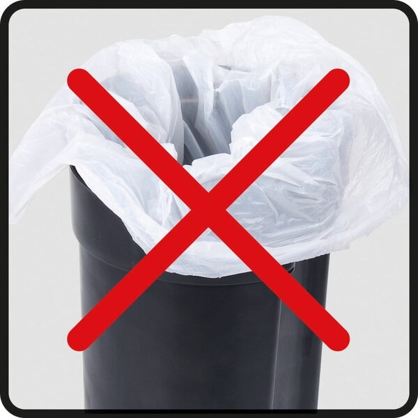 Cestino nero , 5 l Leman - Wenko
