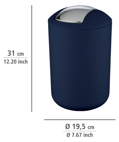 Cestino blu scuro Blu scuro L Brasil - Wenko
