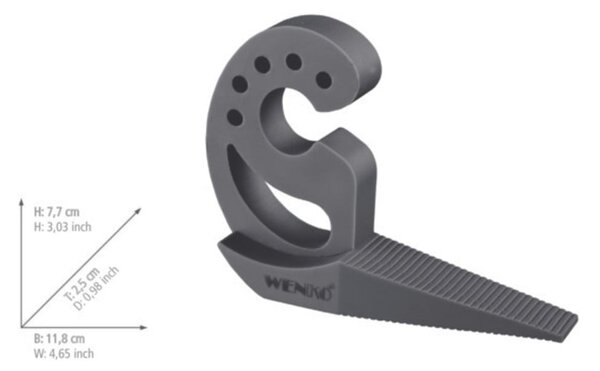 Battuta per porte e finestre grigio scuro Multi-STOP® - Wenko