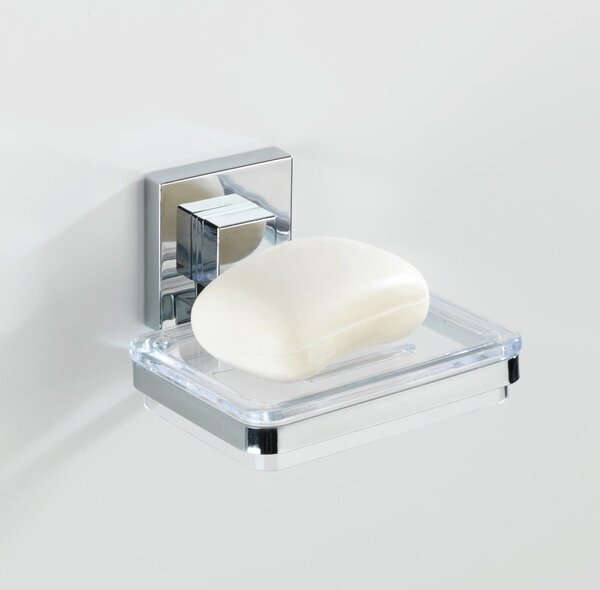 Portasapone autoportante Vacuum-Loc, 12 x 12 cm Quadro - Wenko