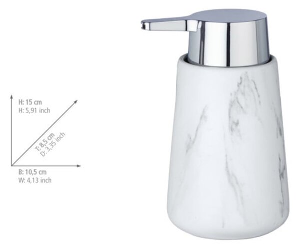 Distributore di sapone in ceramica bianca Adrada - Wenko