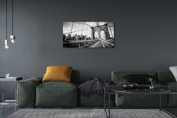 Quadro su tela Ponte della torre 100x50 cm