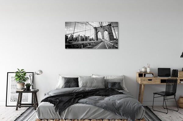 Quadro su tela Ponte della torre 100x50 cm