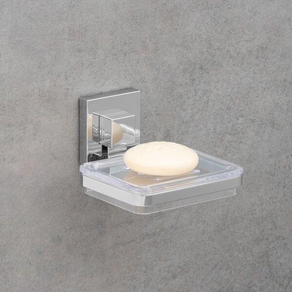 Portasapone autoportante Vacuum-Loc, 12 x 12 cm Quadro - Wenko