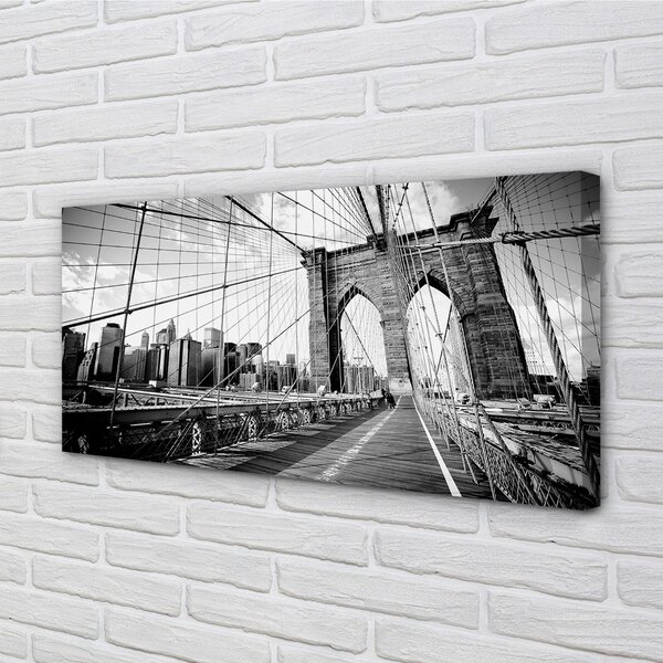 Quadro su tela Ponte della torre 100x50 cm