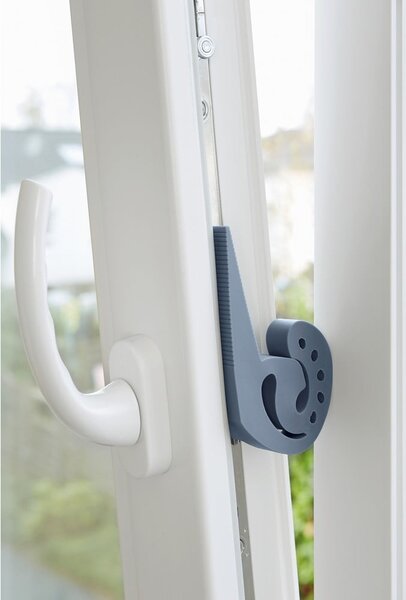 Fermaporta e fermavetri grigio e blu Multi-STOP® - Wenko