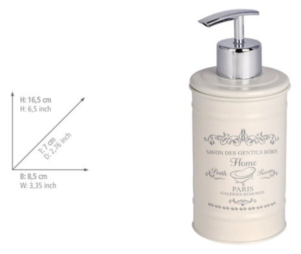 Distributore di sapone beige Home - Wenko
