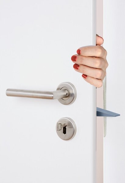 Fermaporta e fermavetri grigio e blu Multi-STOP® - Wenko