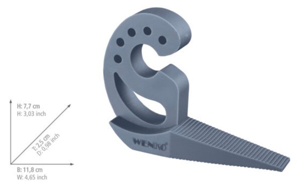 Fermaporta e fermavetri grigio e blu Multi-STOP® - Wenko