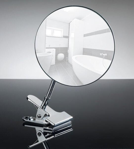 Specchio per make-up con ingrandimento (5x) ø 15 cm Clip – Wenko