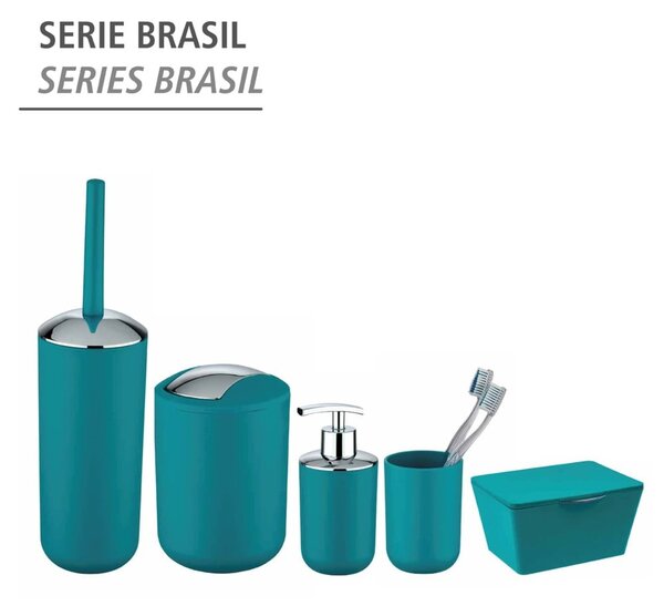 Distributore di sapone blu petrolio Benzina Brasil - Wenko