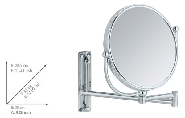 Specchio cosmetico da parete Deluxe - Wenko
