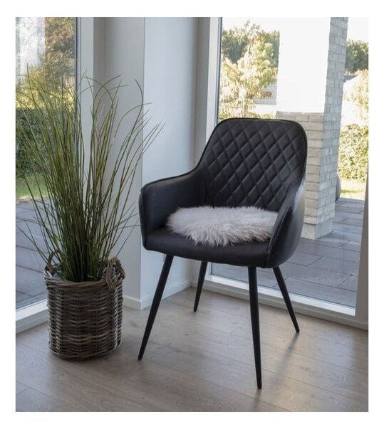 Cerchio di pelle di pecora bianca, ⌀ 35 cm - House Nordic